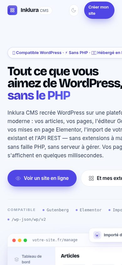Inklura CMS